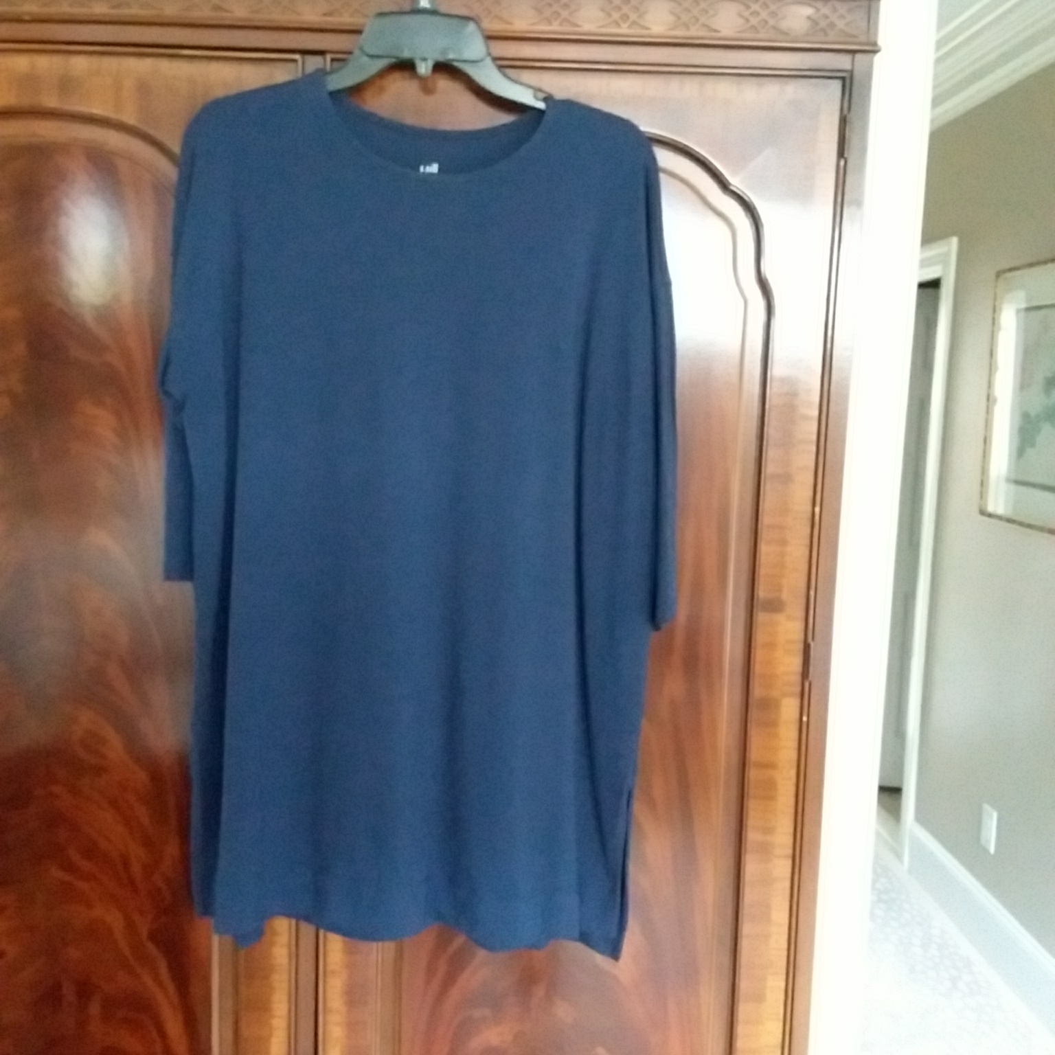 J Jill Luxe Supima Ballet Sleeve Tunic Nwot